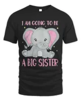 Cute Elephant I Am Going To Be A Big Sister