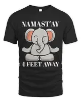 Namastay 4 Feet Away Yoga Instructor Yoga Lover 3