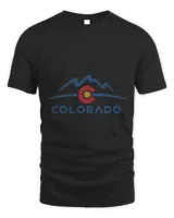 State Flag Colorado Rocky Mountains Skiing Aspen Vail