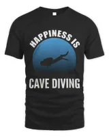 Happiness Cave Diving Scuba Diver and Sea Lover