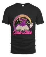 Open Late Book Lover Gift Bookworm Readers Shooting Stars