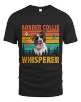 Vintage Retro Border Collie Whisperer Funny Dog Sunglasses