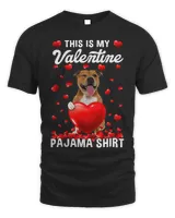 Bully Cute This Is My Valentine Pajama Pitbull Dog Puppy Lover 244 Pitbull Dog
