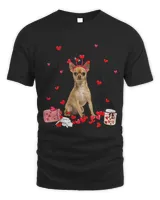 Chihuahuas Baby Tan Chihuahua With Heart Shape Valentine Chihuahua Dog