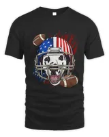 Dalmatian American Football Dog Lovers USA Flag 157 Dalmatians Dog