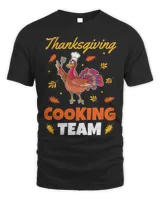 Funny Turkey Chef Outfit Men Women Thanksgiving Cooking Team