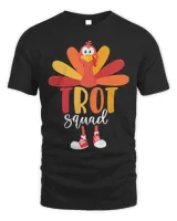 Funny Trot Squad Cute Turkey Thanksgiving Running Costume