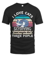 I love Cats Skydiving and like Three People