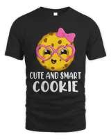 Cute and Smart Cute Kawaii Cookie heart glasses and pink bow
