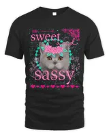 Cute Gray Cat Sweet Sassy Southern Prep Simply Adorable