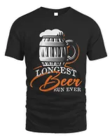 Longest Beer Run Ever Funny Running Gift