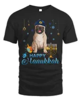 Pug Lover Jewish Menorah Hat Chanukah Hanukkah Jewish Xmas 216 Pugs Dog