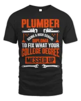 Funny Plumber College Plumbing