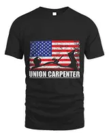 Vintage Patriotic USA American Flag Union Carpenter