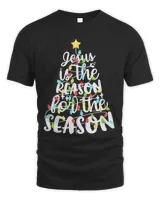Christian Jesus Jesus is The Reason for The Season Christmas Lights Tree 58 Christ
