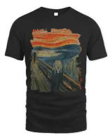 Cool illustration The Scream Famous Painting Distressed