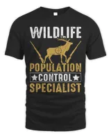 Wildlife Population Control Specialist Funny Deer Hunting 3