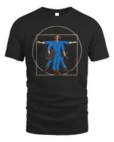 Da Vinci Vitruvian Man Car Mechanic Shir