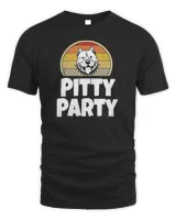 Funny Pitty Party Retro Pitbull Gift Dog