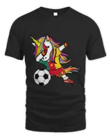 Dabbing Unicorn Cameroon Soccer Fans Jersey Cameroon Flag