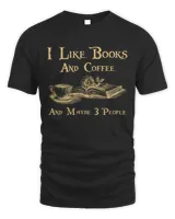 I like books coffee and maybe 3 people