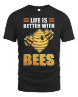 Bee Beekeeping Life is Better With Bees Beekeeping Honey Bee Beekeeper