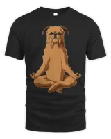 Funny Yoga Dog Brussels Griffon T-Shirt