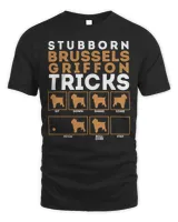 Stubborn Brussels Griffon Dog Tricks Graphic T-Shirt