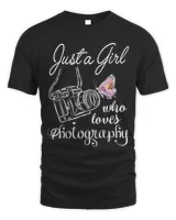 Just A Girl Who Loves Photography T-Shirt Photographer Gift