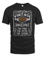 Born In 1967 Dude Vintage 55th Bday Gift tee Decorations