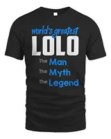 Mens World's Greatest Lolo Shirt - Filipino Grandpa T-Shirt