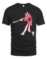 Japan Baseball T Shirt JPN Batter Classic Nippon Flag Jersey