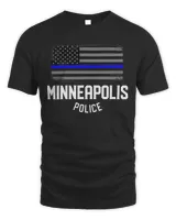 Minneapolis Police Officer Minnesota Policeman Duty T-Shirt