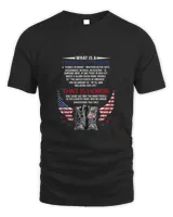 What Is A Female Veteran That Is Honor T-Shirt