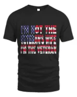 Womens I'm Not The Veteran's Wife I'm The Veteran Veterans day T-Shirt