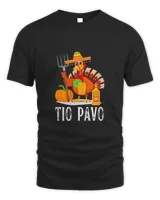 Daddy Turkey Matching Family Group Thanksgiving Tio Pavo T-Shirt