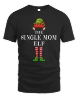 Matching Family Funny The Single Mom ELF Christmas PJ Group