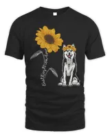 Cute Siberian Husky Dog Sunflower Best Dog Mom Ever Gifts for Women and Girl