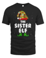 Sister Gifts Matching Family Funny The Sister ELF Christmas PJS Group