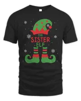 Sister Gifts Matching Family Funny Xmas The Sister ELF Christmas PJS Group