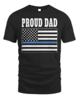 Proud Dad of Police Officer - Law Enforcement T-Shirt