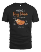 Anatomy Of A Furry Potato Guinea Pig T-Shirt