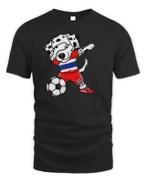 Dabbing Dalmatian Thailand Soccer Fans Jersey Thai Football T-Shirt