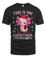 Axolotl Santa Claus Christmas This Is My Christmas Pajama 456