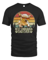 Best Chihuahua Dad Ever Dog Lover Vintage Retro 477