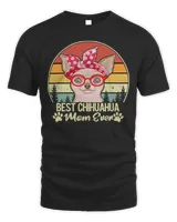 Best Chihuahua Mom Bandana Ever Vintage Retro 38