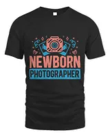 Newborn Photographer Baby Photoshoot Photography Lover Premium T-Shirt