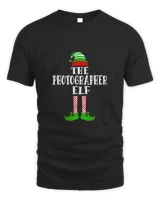 The Photographer Elf Christmas Matching Family Xmas Costumes T-Shirt