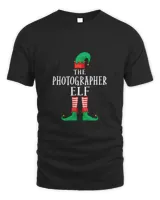 The Photographer ELF Matching Family Group Christmas Pajama T-Shirt