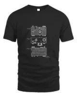 Vintage Argus Camera Diagram T-Shirt Mechanical Graphic